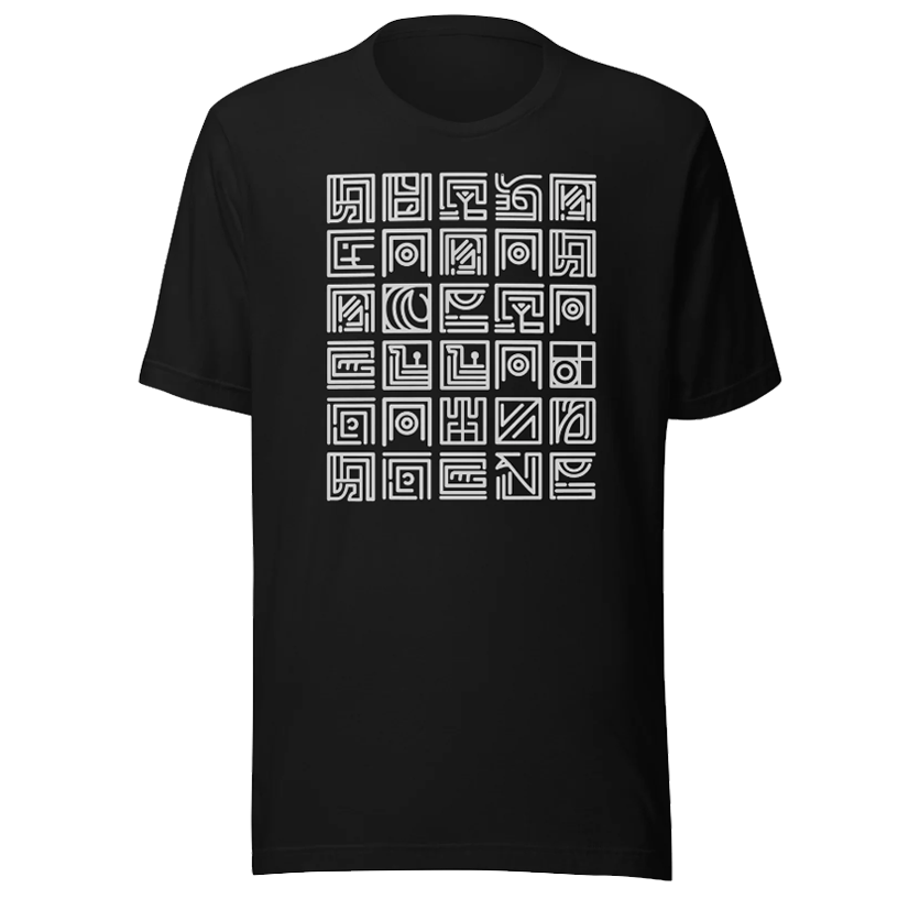Galactic Glyphs T shirt SOLD OUT